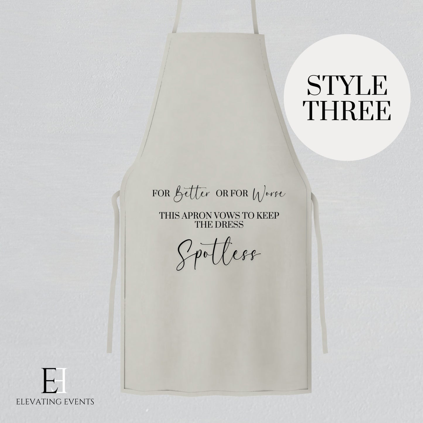 Wedding Day Apron, Wedding Dress Protector, Gift ideas for brides, Adult Aprons Flower girl Gifts, Page Boy Gifts. Wedding days accessories