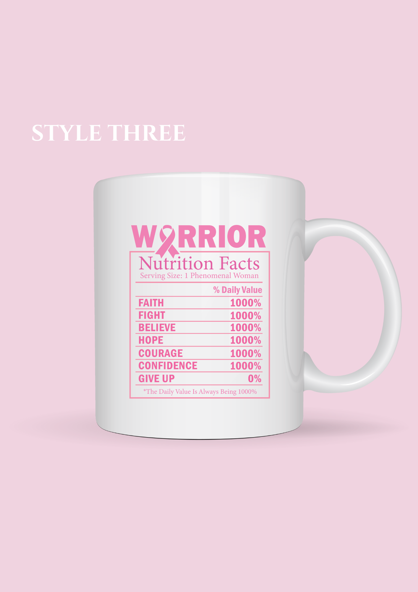 BREAST CANCER AWARENESS MUG