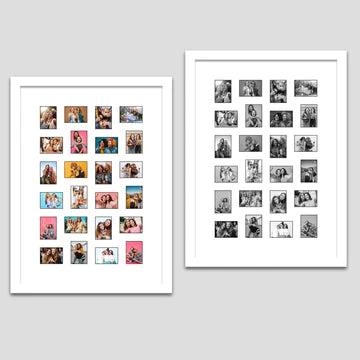 Instax Frame for 24 Mini Instax Photos - White & Black options